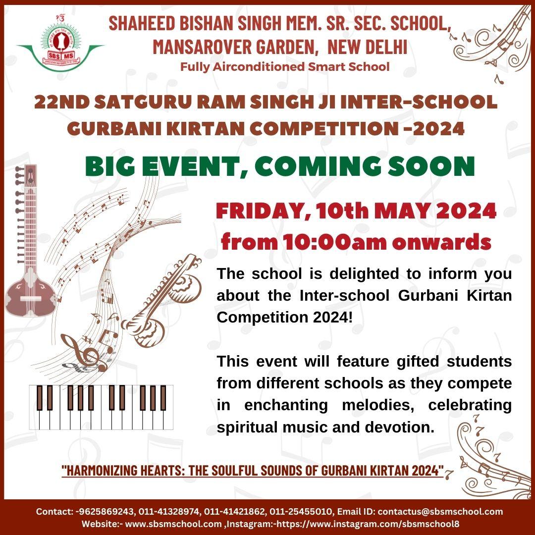 InterSchool Gurbani competition